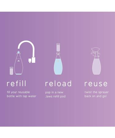 JAWS Foaming Bathroom Cleaner Refill Pods - 24 Pack | Eco-Friendly Refillable Cleaning Supplies for International Shipping - Buy Online on GoSupps.com