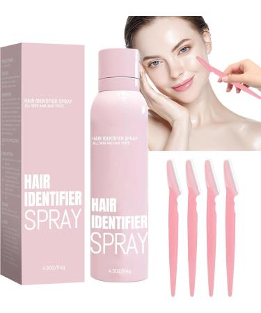 Hair Identifier Spray for Face Shaving Face Hair Identifier Spray for Dermaplaning Effective Foam Hair Removal Spray - Skin Dermaplaning Spray for Face for Women Gifts Y mark + bla-de - Buy Online on GoSupps.com