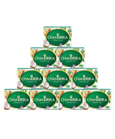 Chandrika Soap Ayurvedic Herbal And Vegetable Oil Soap - 2.64 Oz - Case Of 10