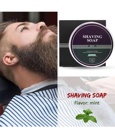 siduytin Shaving Soap High Quality Not Easy to Spill Foam Paste Professional Use Long Life Long Lasting Care Cream Mint - Buy Online on GoSupps.com