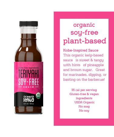 Oceans Halo Organic Teriyaki Sauce - Soy Free, 12 Fl Oz | Delicious & Healthy - Buy Online on GoSupps.com