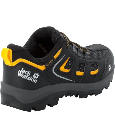 Jack Wolfskin Unisex VOJO TEXAPORE LOW K Hiking Shoes - Black/Burly Yellow - Size 38 EU | International Shipping Available - Buy Online on GoSupps.com