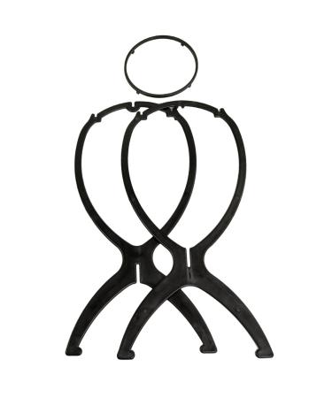 Wig Stand Holder - Rbenxia 6pcs Portable Durable Plastic Folding Hairpieces Display Tool - Black - Buy Online on GoSupps.com