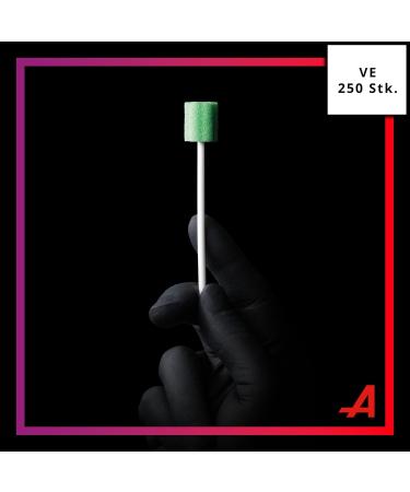 Mouth Care Sticks - 250 pcs Polypropylene 100mm Neutral Taste Green Head - Hygienically Packaged for Optimal Oral Hygiene - Buy Online on GoSupps.com