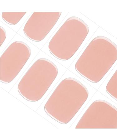 DANNI & TONI 28 Semi Cured Gel Nail Wraps in Tint Nude - Salon Quality Self-Adhesive Manicure Stickers Set - Buy Online on GoSupps.com
