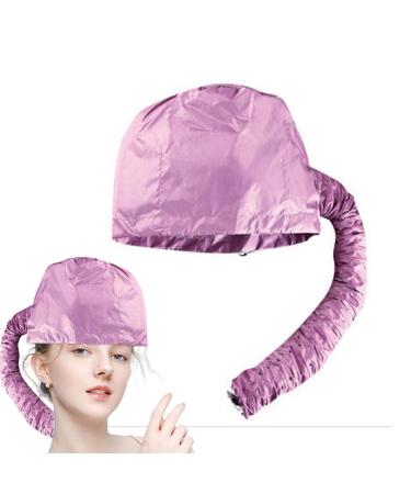 Hair Steamer for Conditioning - Elastic Heating for Conditioner Stretchable Hair Conditioning Avoid Electric Scald Burn for Dyed Curly Straight Hair Dryer Tmay Pink