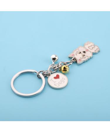 Ensianth Dog Keychain | Perfect Gifts for Dog Lovers - Puppy & Paw Print Keyring for Dog Owners - Buy Online on GoSupps.com