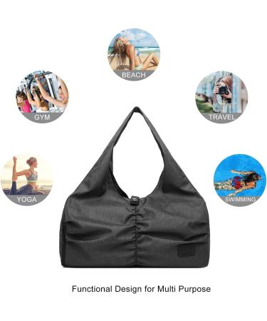 Women's Travel Yoga Gym Bag with Shoe Compartment, Wet Dry Storage - Red Large - Buy Online on GoSupps.com