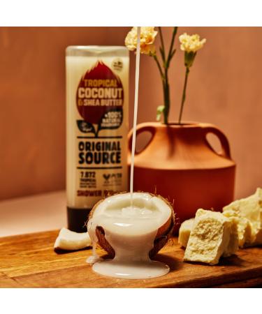 Original Source Coconut and Shea Butter Shower Gel 100 Percent Natural Fragrance Vegan Cruelty Free Paraben Free Bulk Buy Pack of 6 x 500 ml - Buy Online on GoSupps.com