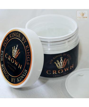 Crown Pomade for Men | Water-Based Hair Gel Strong Hold for 360 Waves | Easy Wash Wave Cream for Black Men - Buy Online on GoSupps.com