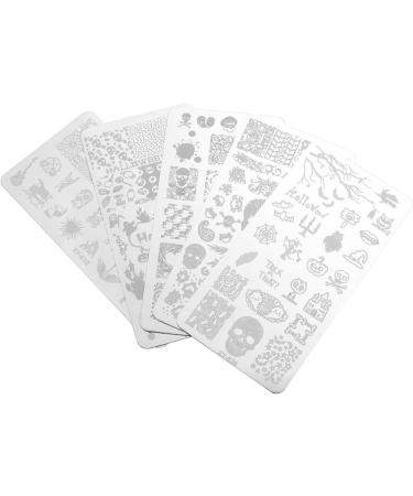 Lurrose 5-St Halloween Nail Art Templates - Devil Design Stencils for Manicure | International Shipping - Buy Online on GoSupps.com