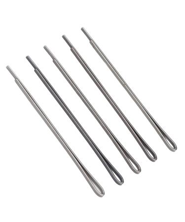 Alloy Flat Hair Needles | Black Reusable Hairpins for Quick Curls & No Damage | Easy Hair Shaping - International Shipping - Buy Online on GoSupps.com