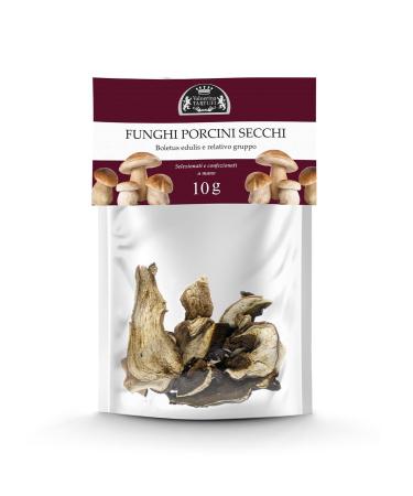 Valnerina Tartufi Dried Mushrooms | Hand-selected and packaged | Gastronomic specialty | Pack of 10 gr.