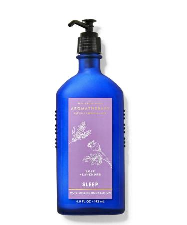 Bath and Body Works Aromatherapy Sleep - Rose + Lavender Body Lotion  6.5 Fl Oz  1