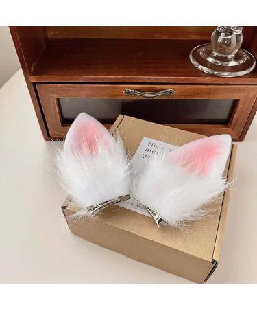 Easter Halloween Cosplay Bunny Rabbit Ear Hair Clip - White TSFJ37 - Buy Online on GoSupps.com