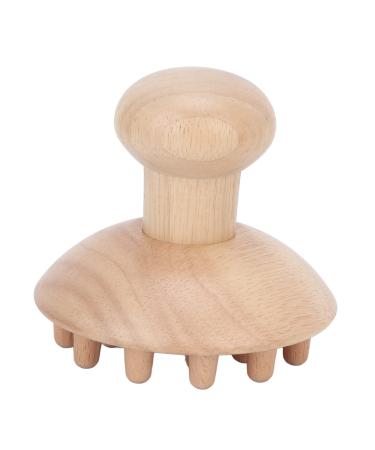 Holz therapy mushroom wood massage device Sieremic massage device therapy tool wooden body massage device full-body-mushroom-shaped trigger point massage device portable neck and waist acupuncture massage