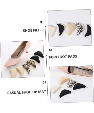 FOMIYES 3 Pairs Toe Plug Filler Sponge Pads | High-Heeled & Casual Shoe Mats for Ultimate Comfort - Buy Online on GoSupps.com