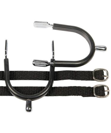 Ball spurs chrome-plated / rubber with strap D 20