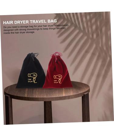 FOMIYES 2 Pcs Storage Bag Makeup Travel Containers Hotel Hairdryer Pouch Drawstring Bag Candy Toolkit 36.5X26.5X1CM Assorted Color - Buy Online on GoSupps.com