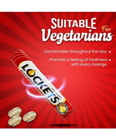 Lockets Lozenges 4 x 41g Cranberry & Raspberry Flavor - VR Angel - Soothing Sweets for Cool Refreshment - Buy Online on GoSupps.com