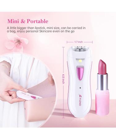  pilateur facial lisse pour femme - pilateur lisse pour le visage le bikini les jambes les bras Rose-1003-8 - Buy Online on GoSupps.com