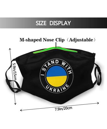 Washable Ukrainian Flag Face Mask | Reusable Masks with Filter | Stylish Mouth Protection for Men & Women | Ukraine Flag Pattern - Buy Online on GoSupps.com