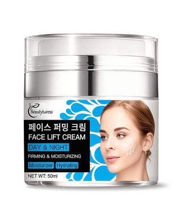 Collagen Retinol Hyaluronic Acid Face Cream Deep Hydration Daily Moisturizer Lightweight All-in-One Skincare Cream 1.76oz (50g)