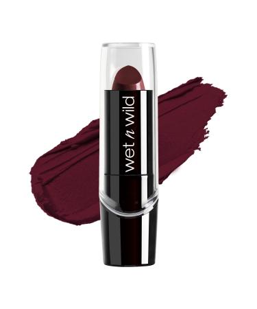 Wet n Wild Silk Finish Lipstick Hydrating Lip Color Rich Buildable Color Black Orchid Red