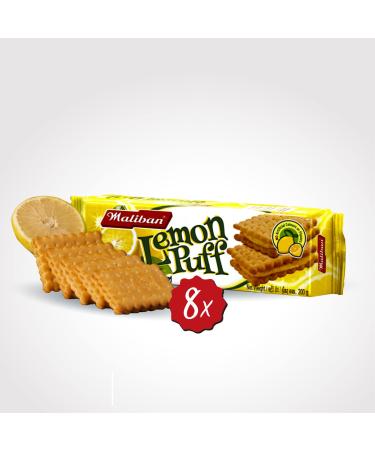Maliban Except 8 x 200g Lemon & Lemon Cream Cookies