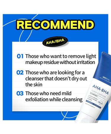 Buy Wish Planner AHA/BHA Foam Cleanser - Hypoallergenic Moist Foam Cleanser | Korean Skincare | 3.38 fl. Oz. (100ml) - International Shipping Available - Buy Online on GoSupps.com