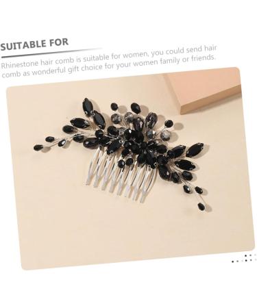 Decor Rhinestone Hair Accessories Hair Toppers Bridal Hair Accessories Hair Side Comb Hair Accessories for Women Bride Hair Comb Women Hair Comb Metal Wedding Crystal Dish Women's - Buy Online on GoSupps.com