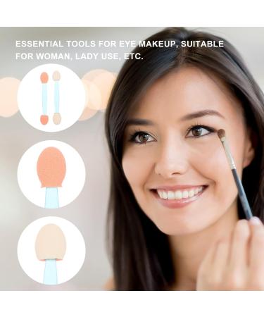 MUSISALY 100pcs Double Ended Eyeshadow Brush Makeup Brush Eyeshadow Stick Latex Sponge Tipped Oval Makeup Tool Cosmetic Tool Dual-side Eye Makeup Applicator Sponge Brush 6.5x1.3cm Blue - Buy Online on GoSupps.com
