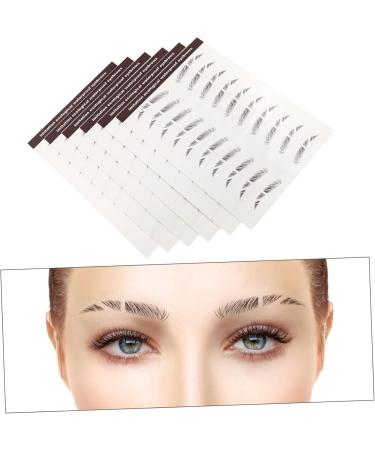 MAGICLULU 42 Pcs Eyebrow Stickers Eyebrow 4 Peel off Tattoos for Makeup Stickers Cosmetic Bionic 4d Ink - Buy Online on GoSupps.com