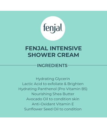 Fenjal Intensive Body Shower Creme Exfoliating Brighter & Nourished Skin Bergamot & Vanilla 200 ml - Buy Online on GoSupps.com