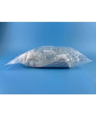 Gzcaiyun 50 Pcs Portable 20ml Plump Plastic Bottles with Screw Caps & Stickers for Cosmetics Travel & Camping - Buy Online on GoSupps.com