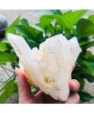 Crystal 200g-2000g Rough Natural Clear Geode Quartz Cluster Crystal Stone 1pc Suitable for Home Office Decoration Full of Texture (Color : 320g-450g 1pc) - Buy Online on GoSupps.com