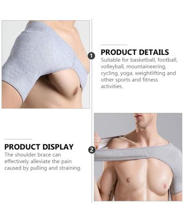 Ciieeo Adjustable Shoulder Stability Bandage for Rotator Cuff Relief | Compression Support Wraps for Fitness (Right/Left) - Buy Online on GoSupps.com