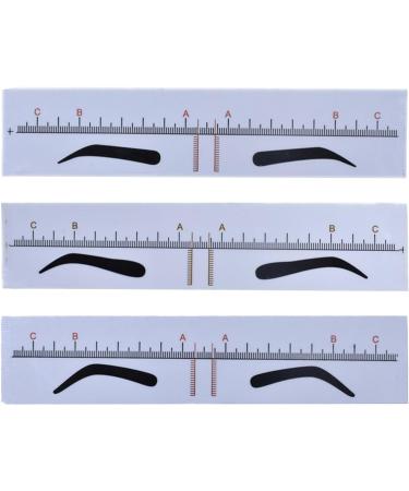 Professional Eyebrow Measurement Position Ruler Guide Device Achieve Balanced Brow Makeup Measure Stencil 10 Pack Eyebrow Ruler Template Measurement Tool Beauty Salon Eyebrow Ruler Eyebrow - Buy Online on GoSupps.com