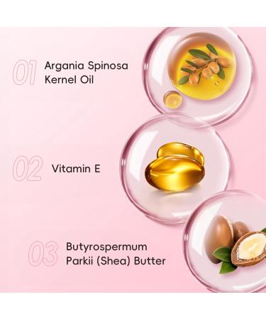 Cherry Blossom Shampoo Pink Moisturizing Shampoo for Thicker Stronger Hair - Volumizing Shampoo Simply Nourishes with Fragrance Notes Moisturizing and Thickening Treatment - Buy Online on GoSupps.com