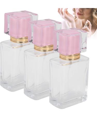 Verdant Touch Perfume Refillable Bottle Glass Perfume Bottle 50ml Refillable Spray Atomizer Container Transparent Pink Liquid Empty - Buy Online on GoSupps.com