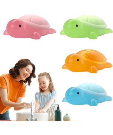 Animal-Shaped Soap - 4 Natural Animal-Shaped Bath Soaps - Adorable Shower Ornament with a Refreshing Scent for Travel and Nursery - Buy Online on GoSupps.com