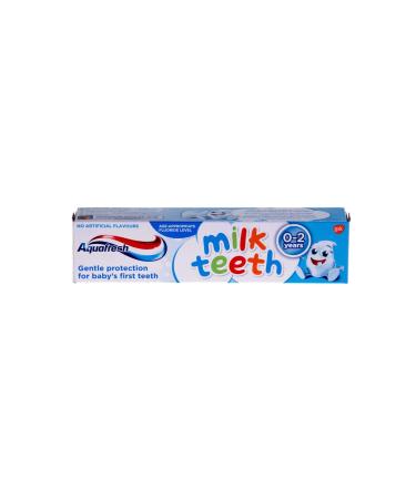 AQUAFRESH TOOTHPASTE KIDS MILK TEETH 0/3YEARS - 50 ML Mint 50 ml (Pack of 1)