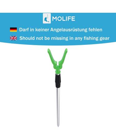 MoLife Rod Holder Set - Durable Fishing Rod Stand Accessories (Set of 4) for Ultimate Fishing Experience - International Shipping Available - Buy Online on GoSupps.com