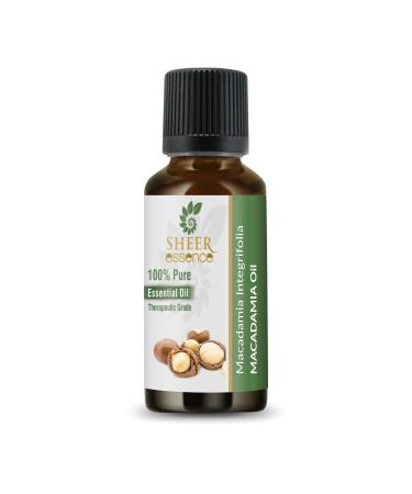 Sheer Essence Macadamia Oil - (Macadamia Integrifolia) - 100% Pure Natural Undiluted Therapeutic Grade Carrier Oil