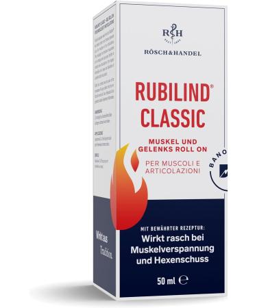 Rubilind Classic Muscle Joint Roll On - Thermo Gel for Tension Relief | Innovative Heat Effect - Buy Online on GoSupps.com