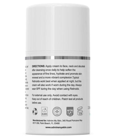 Admire My Skin Retinoid Cream 1.52 fl oz - Clinically Effective Skin Treatment - Buy Online on GoSupps.com