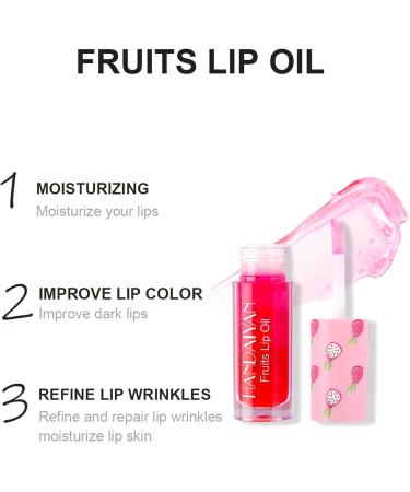 SOMGKINE Lip gloss oil moisturizing lip gloss moisturizing lip gloss long lasting fruit lip care products for moisturizing lips long lasting and transparent moisturizing lip oil gloss - Buy Online on GoSupps.com