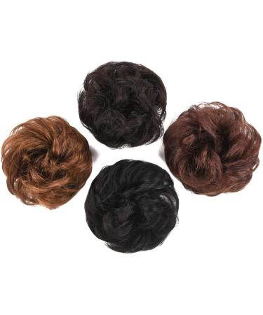 Hair Extensions Messy Bun Hair Extensions Wig Bun Extensions Donut Hair Bun Ponytail Extensions Curly Bun Wig Extensions for Women Hair Pieces For Women (Color : D) - Buy Online on GoSupps.com
