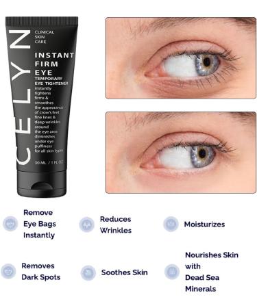 Celyn Instant Firm Eye Tightener Celyn Eye Bag Cream Celyn Instant Firm Eye Cream Tightener Eye Bag Cream Fade Fine Lines Tightens and Smoothes Fine Lines Temporary Eye Tightening Eye Cream - Buy Online on GoSupps.com