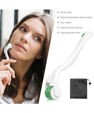 GWAWG Dermaroller 0.5mm Microneedling Roller - Stimulate Hair Growth & Facial Care for Men & Women | 540 Titanium Needles - International Shipping Available - Buy Online on GoSupps.com